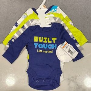 Four Boys Preemie bodysuits